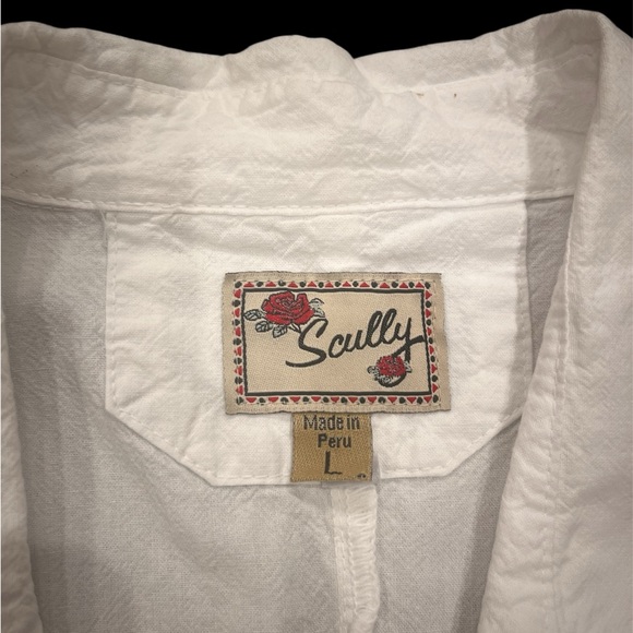 Scully White Floral Embroidered Blouse - Picture 9 of 15